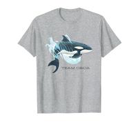 Orca Maglietta, Uomo, Grigio Melange, XL