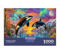 Orca Puzzle 1000 Pezzi, Jigsaw Puzzle Ad Alta Difficoltà Regali Per Adulti E Adolescenti, Home Giochi 38x26cm/1000pcs