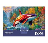 Orca Puzzle 1000 Pezzi, Jigsaw Puzzle Per Adulti E Ragazzi Dai 14 Anni in Su, Giochi Stimolanti Per Tutta La Famiglia 70x50cm/1000pcs