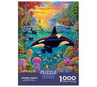 Orca Puzzle Da 1000 Pezzi - Puzzle Ad Alta Difficoltà,Giochi Stimolanti Per Tutta La Famiglia 70x50cm/1000pcs