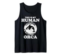 Orca Umorismo Questo è Il Mio Costume Umano Halloween Orca Canotta