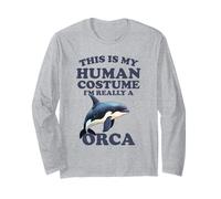 Orca Umorismo Questo è Il Mio Costume Umano Halloween Orca Maglia a Manica
