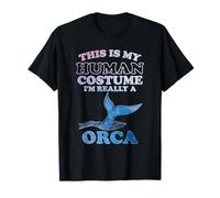 Orca Umorismo Questo è Il Mio Costume Umano Halloween Orca Maglietta