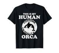 Orca Umorismo Questo è Il Mio Costume Umano Halloween Orca Maglietta