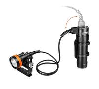 ORCATORCH D630 V2.0 Torcia Subacquea Tecnica 4600 Lumen,Spot 7°, Immersioni
