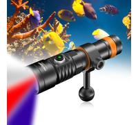 ORCATORCH D710V MK2 Torcia Subacquea 2300 Lumen, 3 Colori, Foto Subacquee