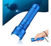 ORCATORCH ORCA7 Torcia Subacquea 3000 Lumen Compatta 125g Immersioni, Blu