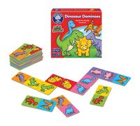 Orchard Toys Dinosaur Dominoes Mini Game, Small and Compact, Travel Game, A Fun