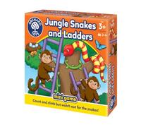 Orchard Toys Jungle Snakes & Ladders - Gioco educativo di Numeri e Conteggio per bambini da 4 a 7 anni (Edizione Inglese)