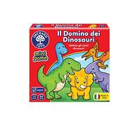 Orchard Toys Domino dei Dinosauri - Gioco educativo di Abbinamento e Memoria per bambini da 3 a 5 anni (Edizione Italiana)