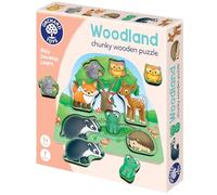 Orchard Toys Woodland Chunky Puzzle in legno per 1+ anni di abbinamento e giocattolo educativo.