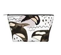 Orche dell'acquerello, Borsa da toilette Borsa per trucco Borsa per cosmetici Borsa da toilette da viaggio portatile