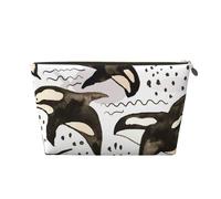 Orche dell'acquerello, Borsa per il trucco Borsa per cosmetici Borsa da toilette da viaggio portatile Borsa da toilette