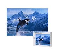 Orche, Oceano e Mare,Puzzle in legno da 1000 pezzi per famiglie, puzzle per adulti e adolescenti