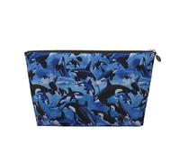 Orche Orche Mare, Borsa per il trucco Borsa per cosmetici Borsa da toilette da viaggio portatile Borsa da toilette