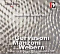 Orchestra Sinfonica Nazion Milano Musica Festival: Stefano Gervasoni/Giacom (CD)