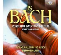 Johann Sebastian JS Bach: Concertos, Inventions & Motets for Recorder Ense (CD)