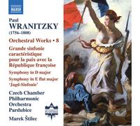 Orchestral Works, Vol. 8 - Wranitzky / Czech Chamber Philharmon... (Audio Cd)