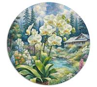 Orchid 1000 Pieces Jigsaw Puzzles For Adults Challenging Game Stress Relieving Entertainment Cultivate The Spirit of Teamwork for Adults And Kids, Age 12 Years Up 1000pcs (67.5x67.5cm)