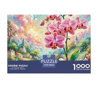 Orchid 1000 Pieces Jigsaw Puzzles For Adults Educational Games Stress Relieving Entertainment Exercise The Memory of The Brain for Adults And Kids, Age 12 Years Up 38x26cm/1000pcs