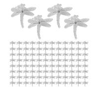 Orchid Clips - Garden Support Clamps, Heavy Duty Plant Holders | Flower Vine Daisy Trellis Fastener, Durable Stem Secure Grip Supply For Greenhouse Driveway Indoor Yard Backyard Patio