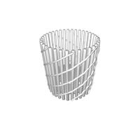 Orchid Pot Holder with Decorative Spiral Support Pattern - 25% Compact Design