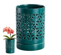 Orchid Pots With Holes - Ceramic Planter With Drainage For Indoor Plants