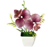 Orchidea Artificiale Giallo per cuore 17,5 x 5,8 cm