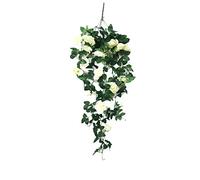 Orchidea artificiale per mamma e ritorno a casa, decorazione da appendere alla parete (bianco, taglia unica)