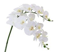 Orchidea farfalla artigianale, elegante decorazione per la casa, fiori artificiali tropicali da 96,5 cm con un tocco realistico per bouquet