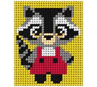 Orchidea Kit per tappezzeria: My First Racoon, Multi, 17 x 20.5cm