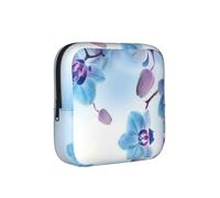 Orchidee, fiori naturali, Borsa porta assorbenti, borse per il ciclo, borse per tamponi per donne e ragazze adolescenti