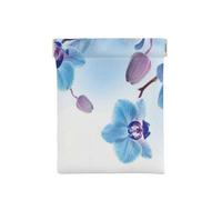 Orchidee Fiori Naturali, Spremere il portafoglio superiore da donna Borsa portaoggetti Piccola portamonete Portamonete