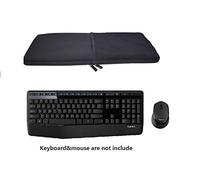 Orchidtent - Custodia protettiva in neoprene per tastiera e mouse wireless Logitech MK345/MK540, colore: Nero