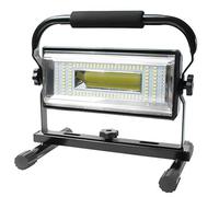 Orchidtent - Lampada LED da 100 W, ricaricabile, portatile, lavoro con USB, 7000 lumen, IP65, impermeabile, supporto, per campeggio, garage, officina, cantiere, riparazioni, 6 modalit