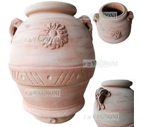 Orcio anfora vaso cm 55 in terracotta toscana originale arredo giardino olla