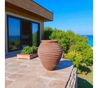 Orcio anfora vaso cm 67 in terracotta stile grecia originale arredo giardino