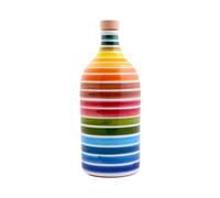 Orcio in ceramica arcobaleno 500 ml - Frantoio Muraglia - Varietà Olio: Fruttato Intenso