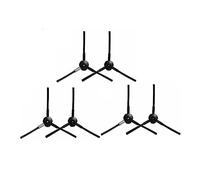 ORCOW Robot Spazzola Laterale Filtro Hepa Panni Mop Stracci Compatibile con ZACO A6 A8s Ilife A6 A8 Aspirapolvere Pezzi di Ricambio Spazzole Pulizia Mop Panno (Color : 3 Pairs Side Brushes)