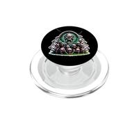 Orda di teschio incandescente - Horror scheletro gotico scuro PopSockets PopGrip per MagSafe
