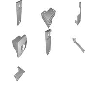 Ordbot Hadron 3D Printer Optical Endstop Mount Kit - Custom Upgrade Set