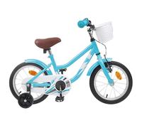 Ordellia Bicicletta per bambini da 12 pollici, blu cielo, in acciaio, con campanello, parafango e cavalletto, sedile e manubrio regolabili per 2-4 anni, ciclismo nella vita quotidiana e nel tempo
