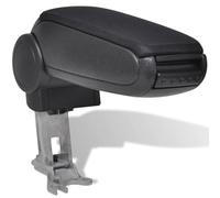 Ordellia Bracciolo auto per Audi A6 C5, alloggiamento nero in ABS con coperchio imbottito e vano portaoggetti, regolabile, 1,5 kg, aggiornamento per interni comfort e ordine