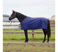 Ordellia Coperta per cavalli verde scuro e nero in poliestere, impermeabile e traspirante, 125 cm, con patta per coda, chiusura sul petto regolabile e , per stalla, pascolo, paddock invernale