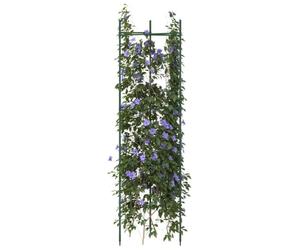 Ordellia Gabbie per pomodori 8 pezzi 116 cm in acciaio e PP, supporto regolabile per pomodori, cetrioli e fagioli, supporto per piante verde per giardino, balcone e serra