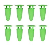 Ordellia Set di 8 trappole per lumache in polipropilene, 8 x 15 cm, riutilizzabili, per giardino e aiuole, mimetico discreto, facile applicazione con esca per alta attività di lumache