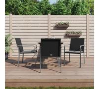 Ordellia Set pranzo da giardino 5 pezzi con sedie, tavolo in acciaio e polyrattan, cuscini imbottiti, ideale per terrazza, patio e veranda esterna, arredo relax per pranzo e conversazioni