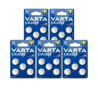 Order in BULK VARTA CR2025 3V Batterie A Bottone Al Litio