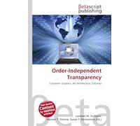 Order-Independent Transparency: Computer Graphics, AX Architecture, Calcomp