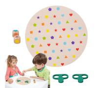 Ordinamento di Forma e Gioco Abbinato, Gioco di Puzzle di Ordinamento Colore Forma di Legno - Teaser logica educativa, Puzzle sensoriale prescolare,Unisciti a Combattimenti c Giocattoli da Viaggio in